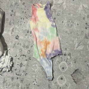 abercrombie and fitch tie dye bodysuit